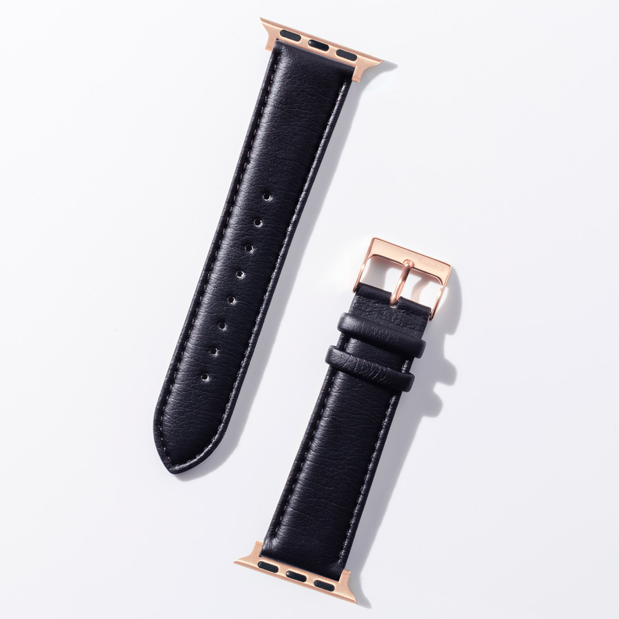 Rem Sort - Leather Til Apple Watch - Billede 5