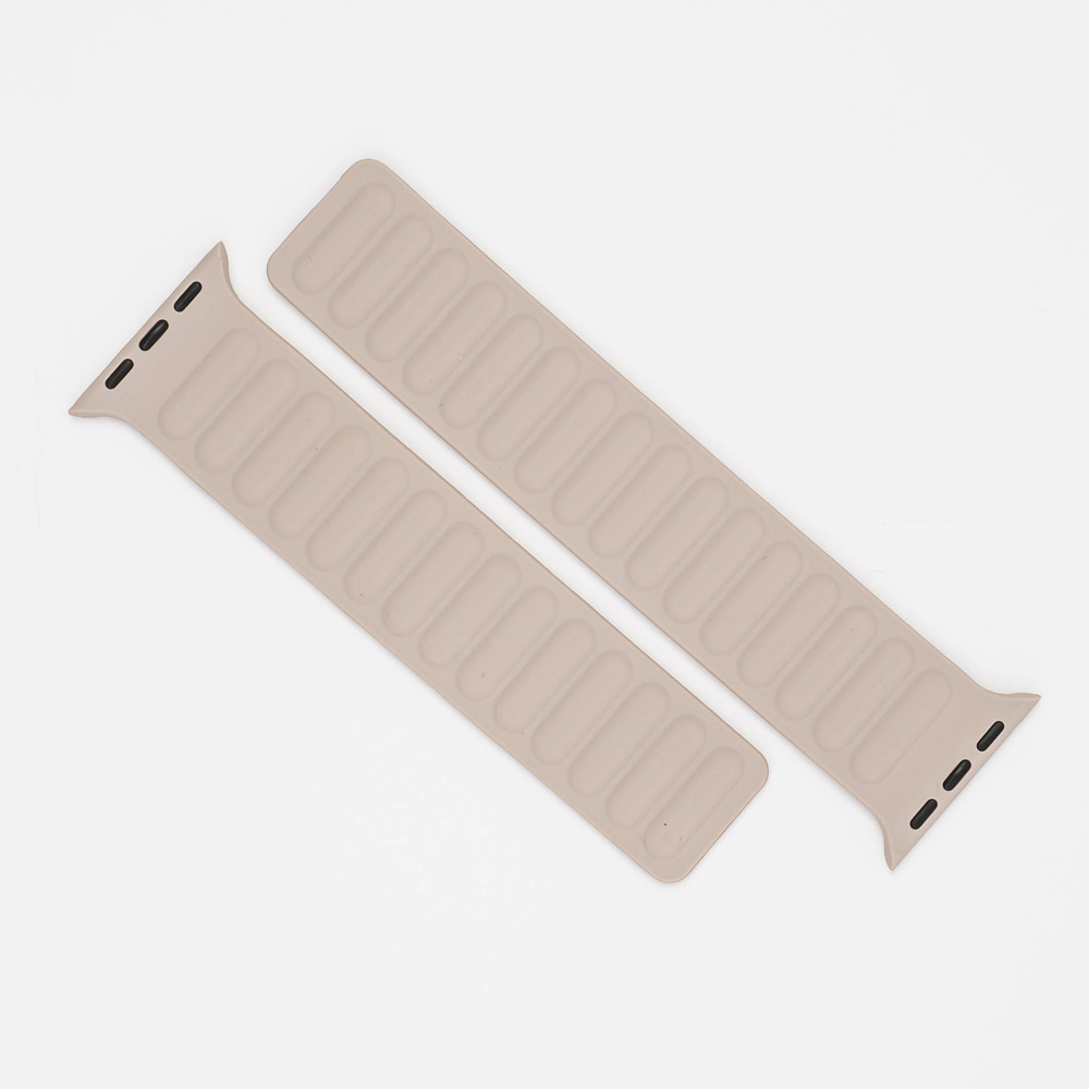 SilikoneMagnet - Stone Beige Til Apple Watch - Billede 2