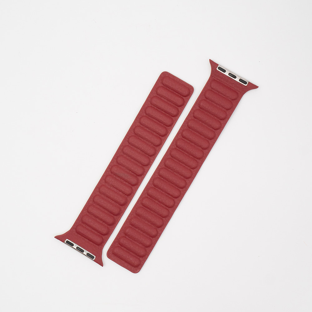 LæderWrap - Wine Red Til Apple Watch - Billede 3