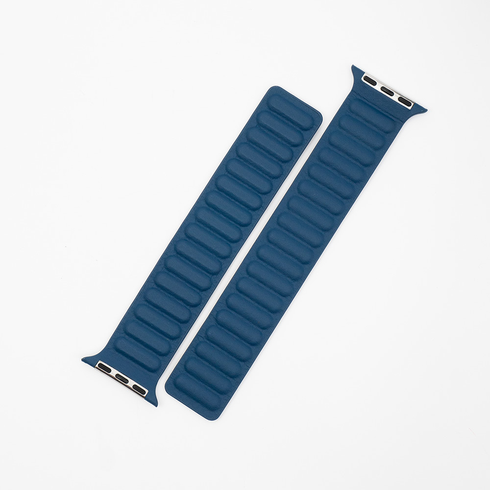 LæderWrap - Navy Blue Til Apple Watch - Billede 3