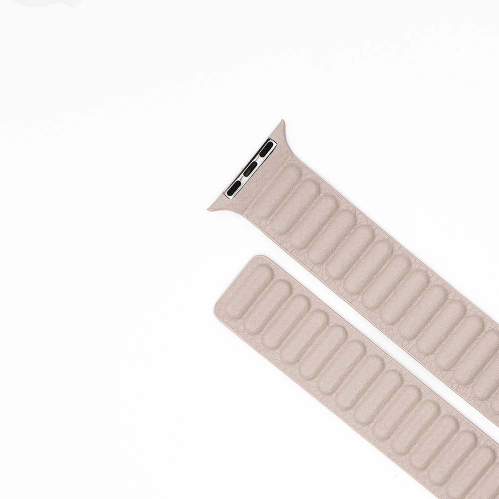 LæderWrap - Stone Beige Til Apple Watch - Billede 4