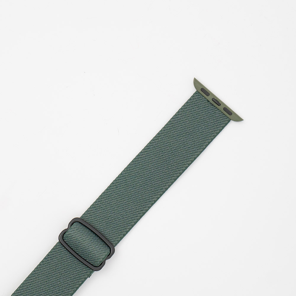 Nylonrem - Camo Green Til Apple Watch