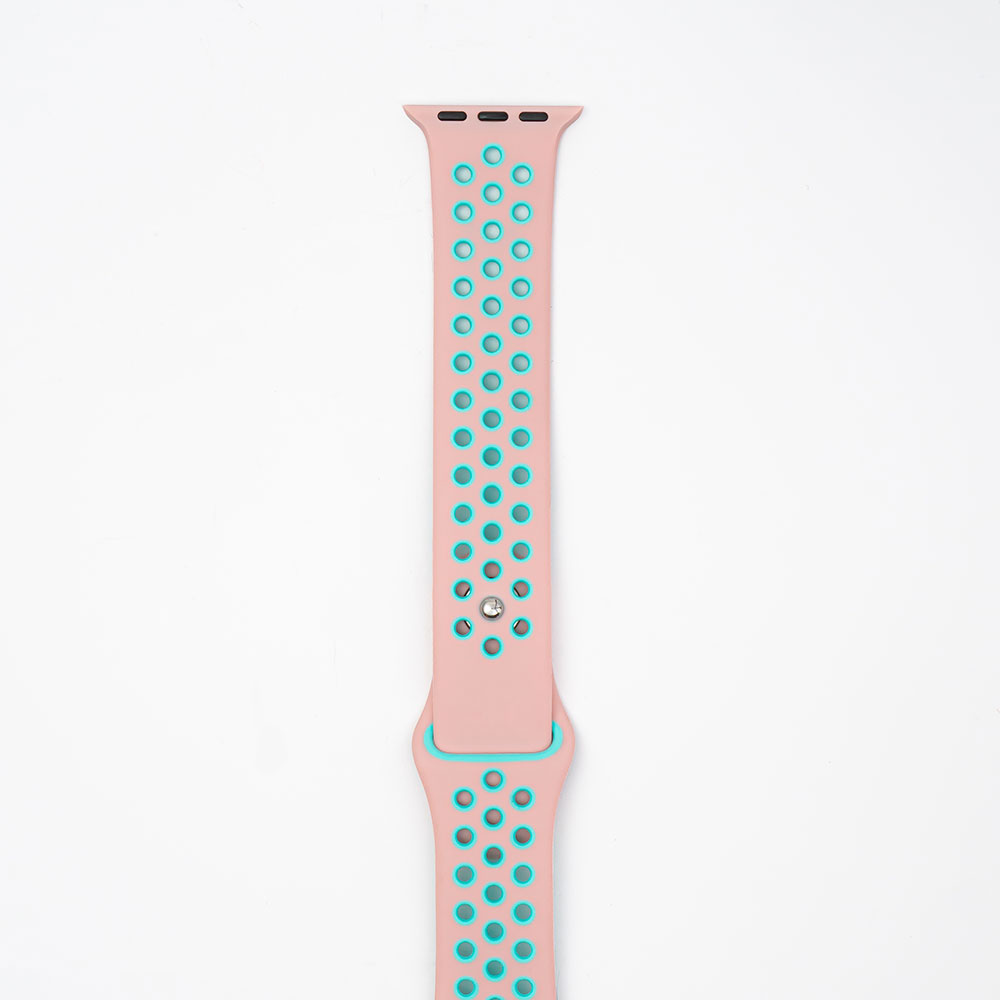 Silikone Fitness - Pink / Mint Til Apple Watch