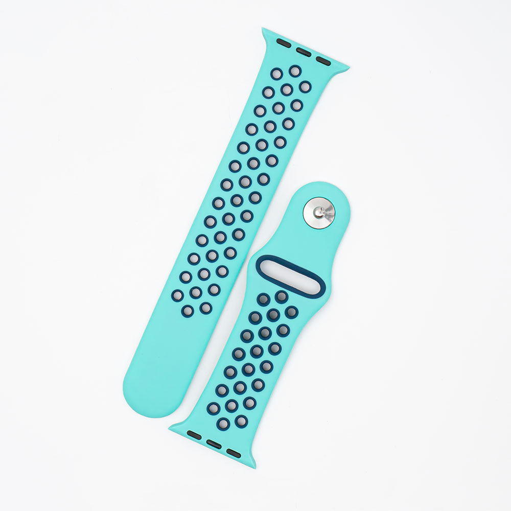 Silikone Fitness - Mint / Petrol Til Apple Watch - Billede 2