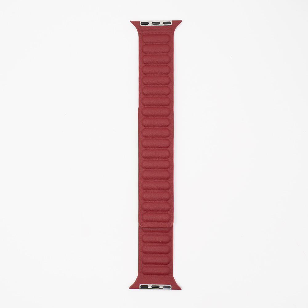 LæderWrap - Wine Red Til Apple Watch