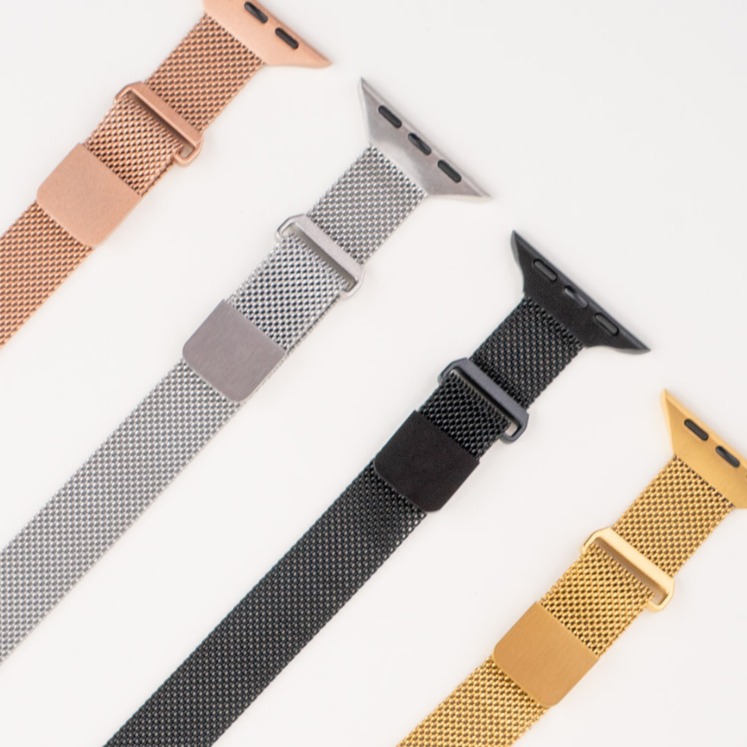 Mesh Petite Silver – Stålrem - Billede 3